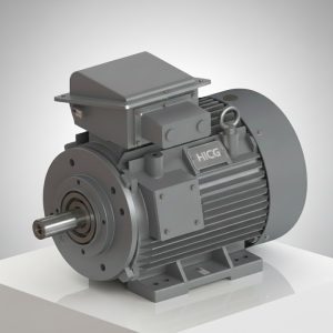 الکتروموتور سه فاز ۳ اسب بخار ۱۵۰۰ دور بدنه آلومینیومی (نیم فلنج)