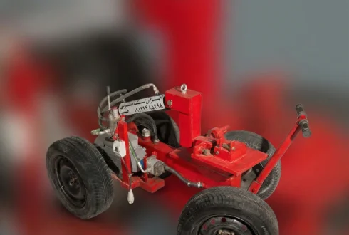 قیچی میلگرد بر ۴ چرخ (پیکانی) تک فاز ۲۸ بر: برش دقیق و سریع میلگرد برای پروژه‌های ساختمانی و صنعتی