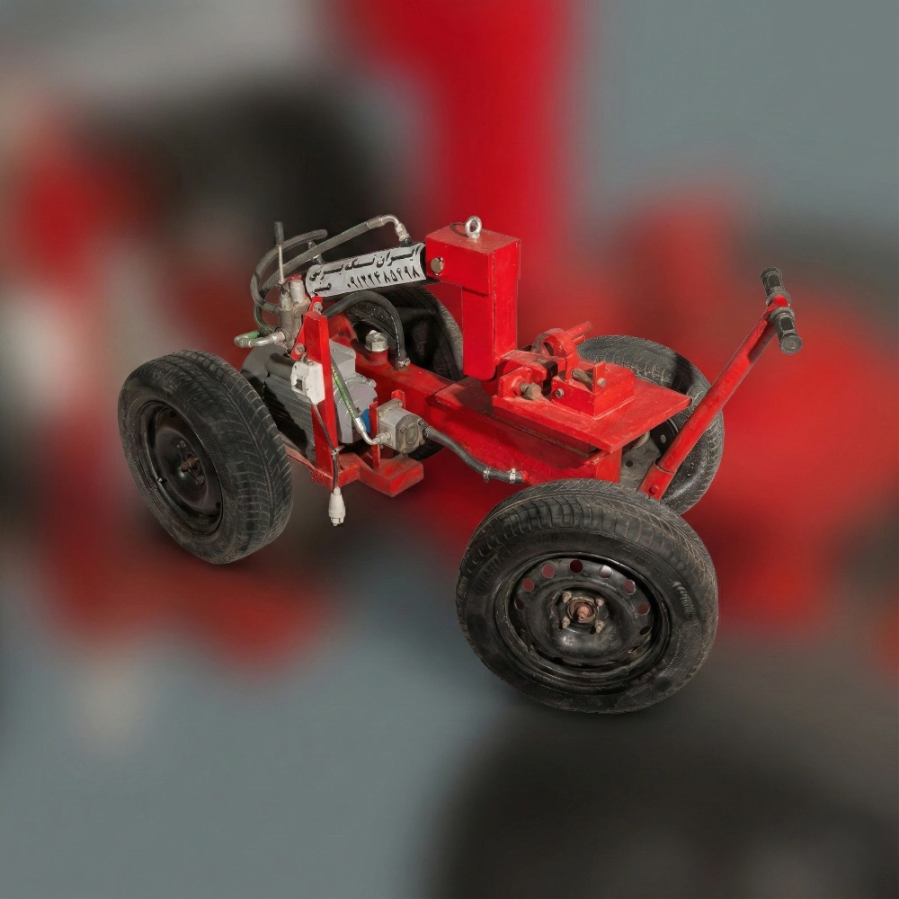 قیچی میلگرد بر ۴ چرخ (پیکانی) تک فاز ۲۸ بر: برش دقیق و سریع میلگرد برای پروژه‌های ساختمانی و صنعتی